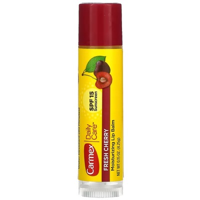 Бальзам для губ Carmex SPF15 со вкусом Вишни, 4,25 г стик