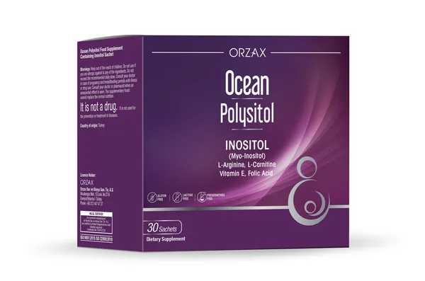 Комплекс для жінок з інозитолом Orzax Ocean Polysitol №30 в саше