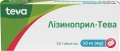 Лизиноприл-Тева таблетки по 10 мг №30 (10х3)
