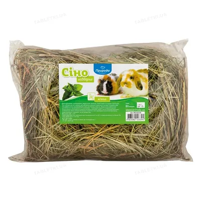 Сіно для гризунів Природа PR240339 М'ята, 200 г