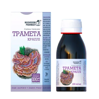 Гриб Трамета Mushroom Pharmacy Trameta краплі по 100 мл у флак.