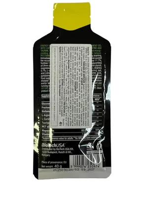 Енергетик BioTech Energy Gel PRO, лимон, 40 г