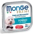 Корм влажный Monge Dog Fresh паштет для собак, тунец, 100 г