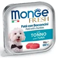 Корм вологий Monge Dog Fresh паштет для собак, тунець, 100 г