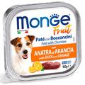 Корм влажный Monge Dog Fruit паштет для собак, утка с апельсином, 100 г