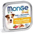 Корм вологий Monge Dog Fruit паштет для собак, курка з малиною, 100 г