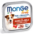 Корм вологий Monge Dog Fruit паштет для собак, ягня з яблуком, 100 г