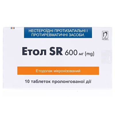 Этол SR таблетки прол./д. по 600 мг №10