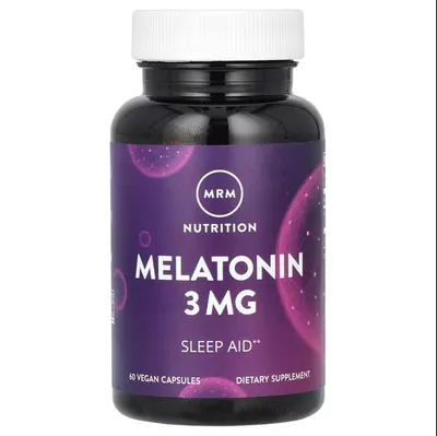 Мелатонін MRM Nutrition Melatonin 3 мг вег. капсули №60