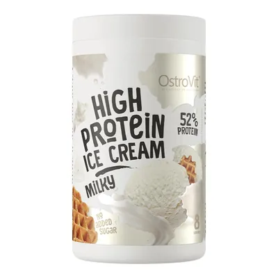 Протеїнове морозиво OstroVit High Protein Ice Cream Milky молочне, 400 г