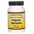 Спіруліна Healthy Origins Organic Spirulina 500 мг, 180 таблеток