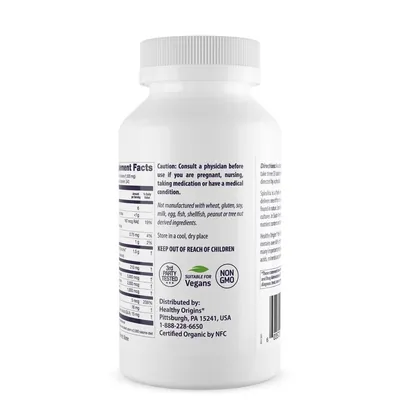 Спіруліна Healthy Origins Organic Spirulina 500 мг, 720 таблеток