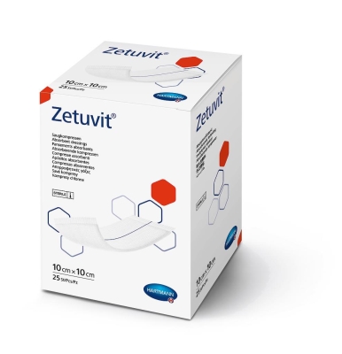 Повязка поглощающая Zetuvit, 10 см х 10 см