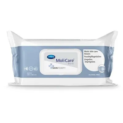 Серветки вологі MoliCare Skin для догляду за шкірою, 50 штук
