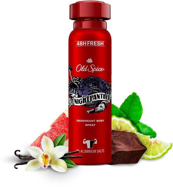 Дезодорант спрей Old Spice Night Panther 48h для мужчин, 150 мл