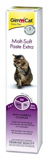 Паста Gimborn GimCat Malt-Soft Экстра для выведения шерсти, 200 г