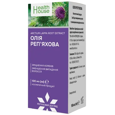 Олія реп'яхова Health House, 100 мл