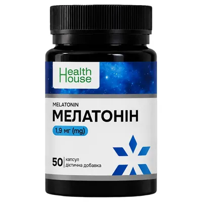 Мелатонін Health House 1,9 мг капсули №50