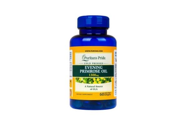 Масло вечерней примулы Puritan's Pride Evening Primrose Oil 1300 мг, 60 капсул