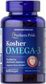 Омега-3 кошерная Puritan's Pride Kosher Omega-3 EPA DHA 742 мг, 60 капсул