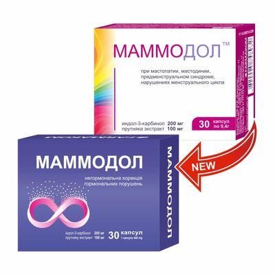 Маммодол капсули по 0,4 г №30