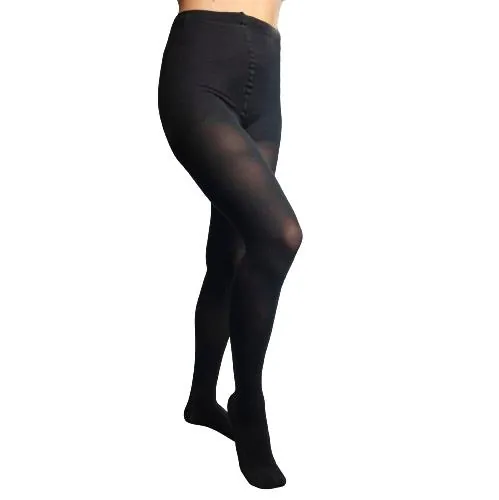 Колготки компресійні Venotonia Soft клас компресії 1, закритий носок, короткі, колір чорний, розмір 5