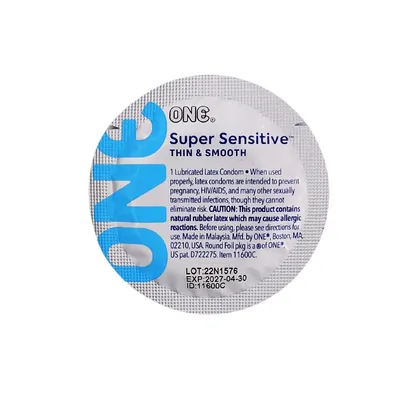Презерватив ONE Super Sensitive ультратонкий, 1 штука