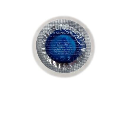 Презерватив ONE Color Sensations Adrenaline rush синий, 1 штука