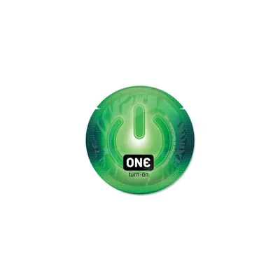 Презерватив ONE Glowing Pleasure світиться у темряві, 1 штука