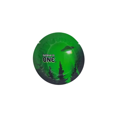 Презерватив ONE Glowing Pleasure Світиться у темряві, 1 штука