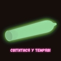 Презерватив ONE Glowing Pleasure Світиться у темряві, 1 штука