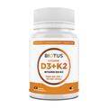 Вітамін D3 + К2 Biotus Vitamin D3 + K2 1000 МО/50 мкг, 60 капсул