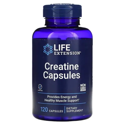 Креатин Life Extension Creatine Capsules, 120 капсул