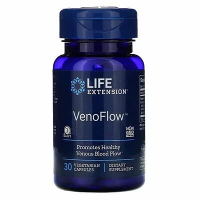 Комплекс для вен Life Extension VenoFlow, 30 рослинних капсул