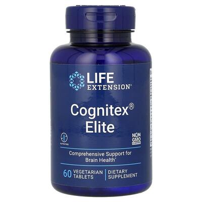 Улучшение работы мозга Life Extension Cognitex Elite, 60 вегетарианских таблеток