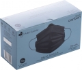 Маска защитная Abifarm Black Carbon с угольным фильтром, 3-слойная, стерильная, 25 штук