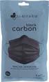 Маска захисна Abifarm Black Carbon з вугільним фільтром, 3-шарова, стерильна, 5 штук