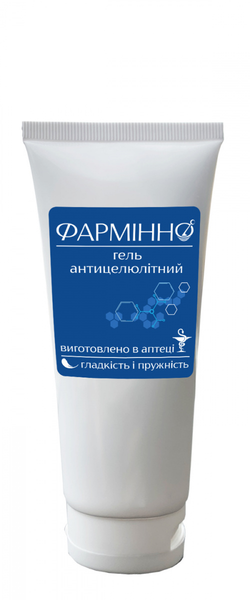 Гель Фарминно антицеллюлитный с кофеином и зеленым чаем, 100 мл