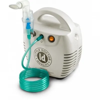 Інгалятор (небулайзер) Little Doctor LD-211С компресорний білого кольору