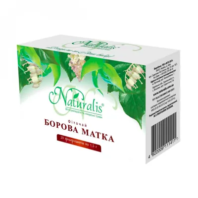 Фіточай Naturalis Борова матка по 1,5 г №20 у філ.-пак.