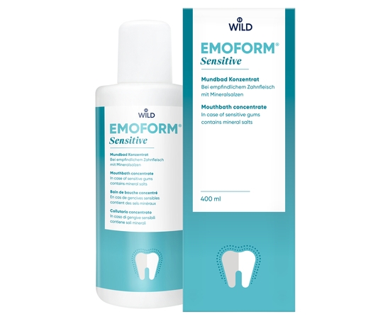 Ополаскиватель для полости рта Dr. Wild Emoform Sensitive Для чувствительных зубов, 400 мл