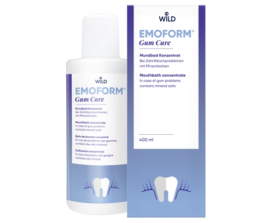 Ополаскиватель для полости рта Dr. Wild Emoform Gum Care Уход за десной, 400 мл