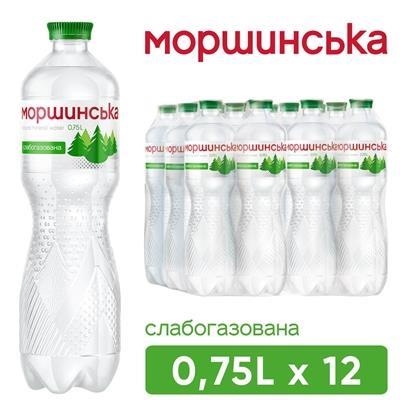 Вода минеральная Моршинская слабогазированная, 0,75 л
