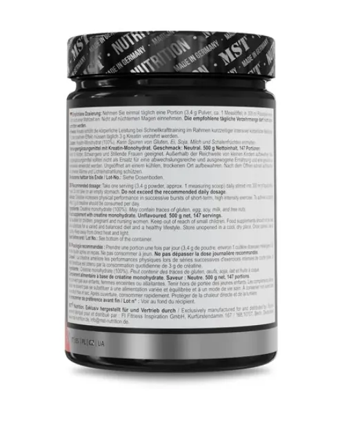 Креатин MST Nutrition Creatine Monohydrate, 500 г