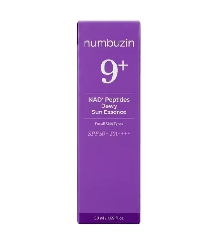 Есенція для обличчя Numbuzin No.9 NAD+ 9 Peptides Dewy SPF 50+ PA++++ сонцезахисна, 50 мл