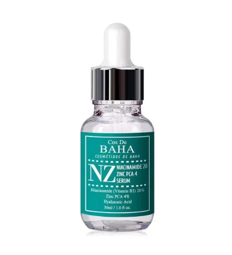 Сироватка для обличчя Cos De Baha Niacinamide 20% + Zinc 4% Serum NZ з ніацинамідом та цинком, 30 мл