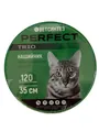 Нашийник для котів Perfect Trio протипаразитарний помаранчевий, 35 см
