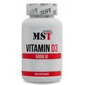 Витамин Д3 MST Nutrition Vitamin D3 5000 ME, 120 капсул