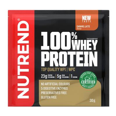 Протеїн Nutrend 100% Whey Protein карамель-латте, 30 г
