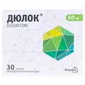Дюлок капсули киш./розч. тв. по 60 мг №30 (10х3)